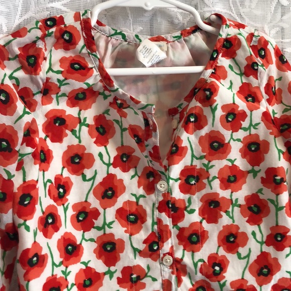 Crewcuts Floral Tunic Silk/Cotton Blend - Picture 3 of 6